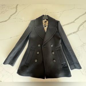 Burberry Pea Coat (Wool)